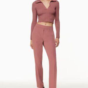 NWT Babaton Conan Pant size 00 - red willow color